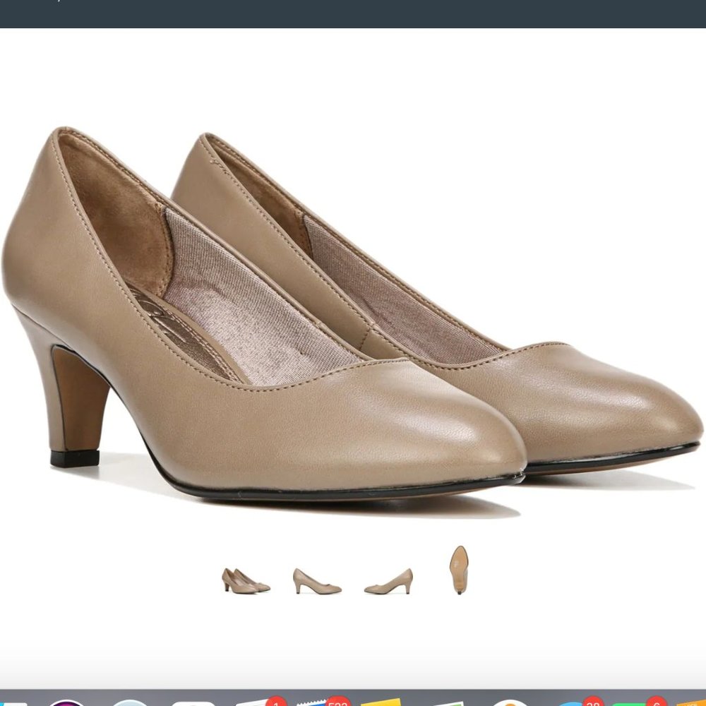 NWT Life Stride Sable Pump Wild Rice 8W